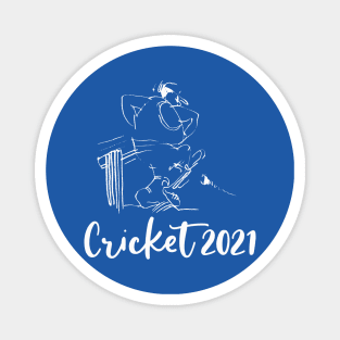 Cricket Player 2021 Magnet